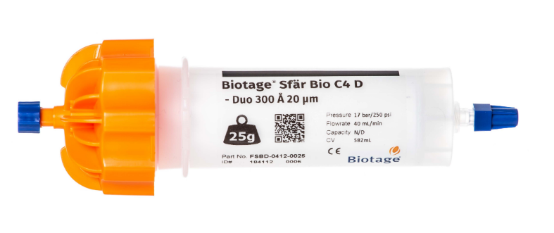 Biotage 20µm 多肽C4反相色谱柱10g